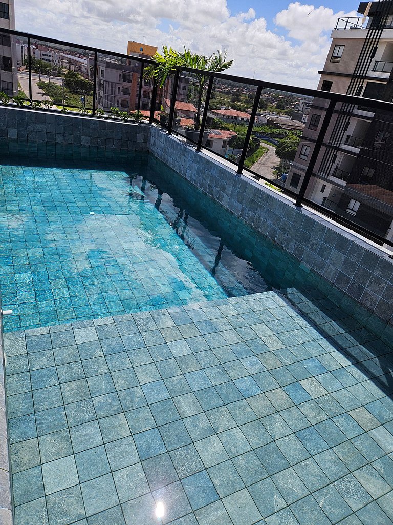 Suíte Conforto Intermares c/ Piscina na Cobertura