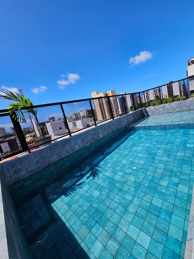 Suíte Conforto Intermares c/ Piscina na Cobertura