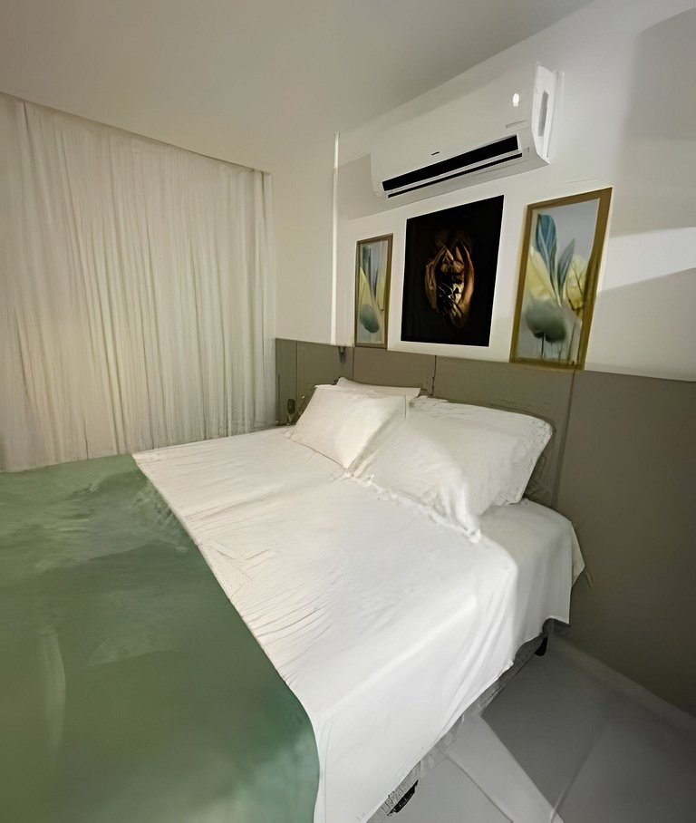Studio aconchegante em Intermares com piscina VISTA POR DO S