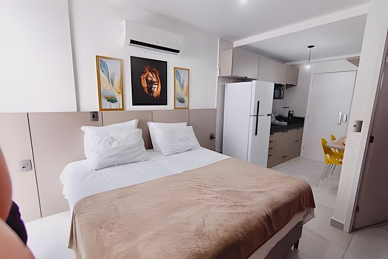 Studio aconchegante em Intermares com piscina VISTA POR DO S